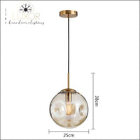 pendant lighting Atlantis Modern Glass Ball Pendant Lamp - Luxor Home Decor & Lighting
