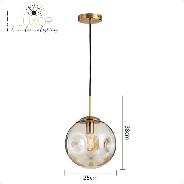 pendant lighting Atlantis Modern Glass Ball Pendant Lamp - Luxor Home Decor & Lighting
