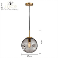 pendant lighting Atlantis Modern Glass Ball Pendant Lamp - Luxor Home Decor & Lighting