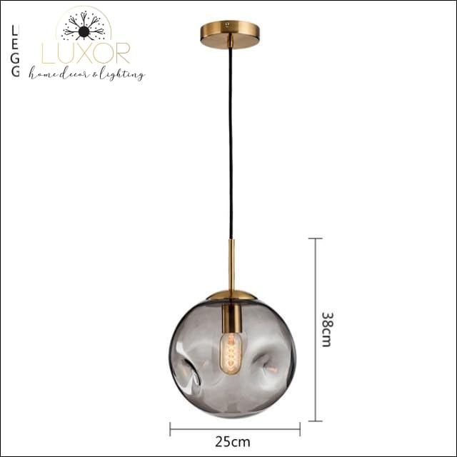 pendant lighting Atlantis Modern Glass Ball Pendant Lamp - Luxor Home Decor & Lighting