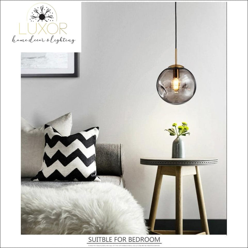 pendant lighting Atlantis Modern Glass Ball Pendant Lamp - Luxor Home Decor & Lighting