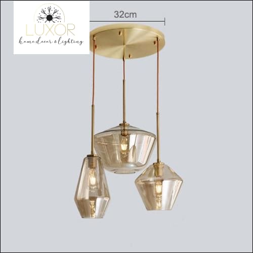 pendant lighting Atlas Modern Glass Pendant Light - Luxor Home Decor & Lighting