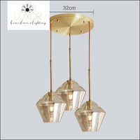 pendant lighting Atlas Modern Glass Pendant Light - Luxor Home Decor & Lighting