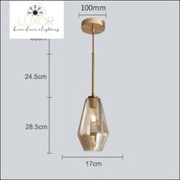 pendant lighting Atlas Modern Glass Pendant Light - Luxor Home Decor & Lighting
