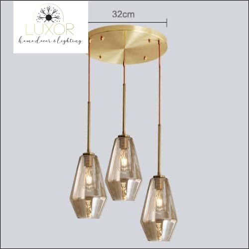 pendant lighting Atlas Modern Glass Pendant Light - Luxor Home Decor & Lighting