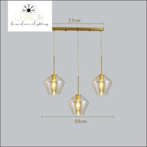 pendant lighting Atlas Modern Glass Pendant Light - Luxor Home Decor & Lighting