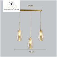 pendant lighting Atlas Modern Glass Pendant Light - Luxor Home Decor & Lighting