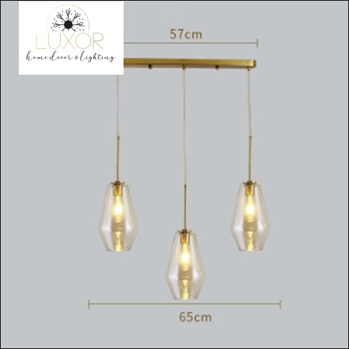 pendant lighting Atlas Modern Glass Pendant Light - Luxor Home Decor & Lighting