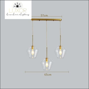 pendant lighting Atlas Modern Glass Pendant Light - Luxor Home Decor & Lighting