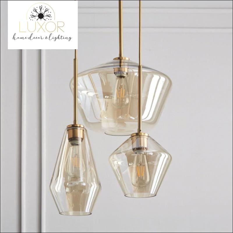 pendant lighting Atlas Modern Glass Pendant Light - Luxor Home Decor & Lighting