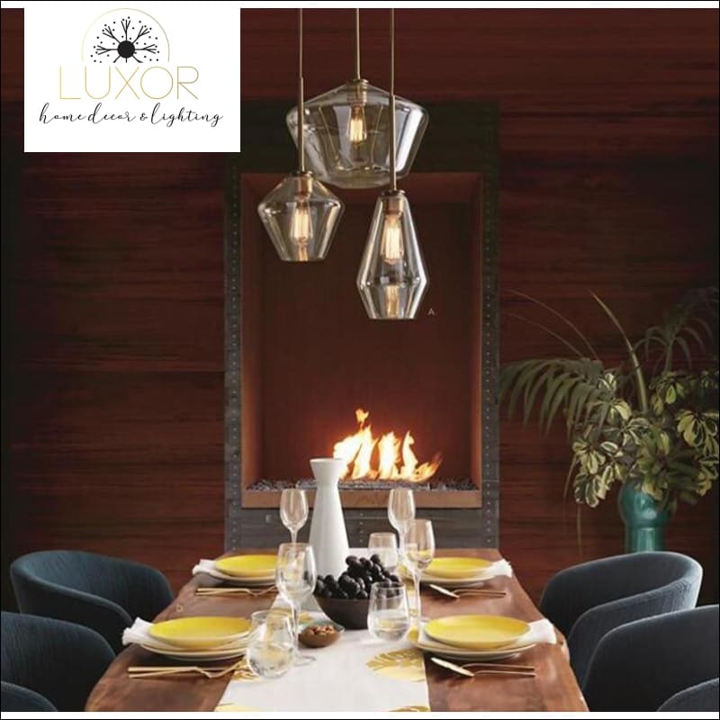 pendant lighting Atlas Modern Glass Pendant Light - Luxor Home Decor & Lighting