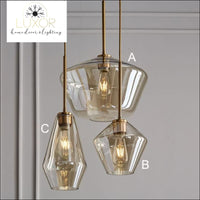 pendant lighting Atlas Modern Glass Pendant Light - Luxor Home Decor & Lighting