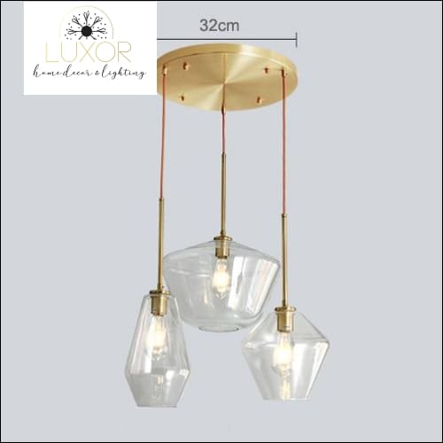 pendant lighting Atlas Modern Glass Pendant Light - Luxor Home Decor & Lighting