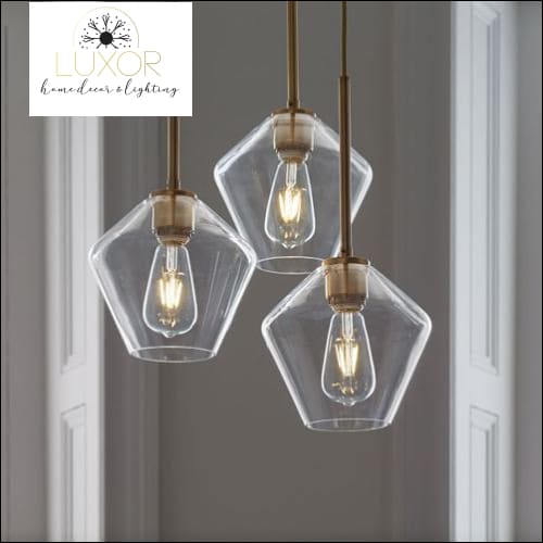 pendant lighting Atlas Modern Glass Pendant Light - Luxor Home Decor & Lighting