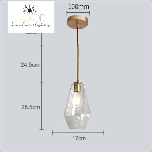 pendant lighting Atlas Modern Glass Pendant Light - Luxor Home Decor & Lighting