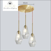 pendant lighting Atlas Modern Glass Pendant Light - Luxor Home Decor & Lighting