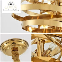 chandeliers Atmosphere Gold Chandelier - Luxor Home Decor & Lighting