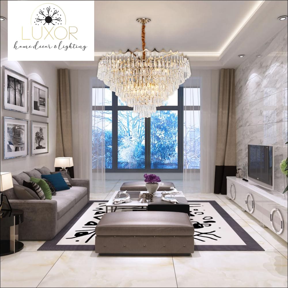 chandelier Aura Crystal Chandelier - Luxor Home Decor & Lighting