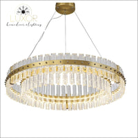 Chandeliers Aurora Gold Crystal Chandelier - Luxor Home Decor & Lighting