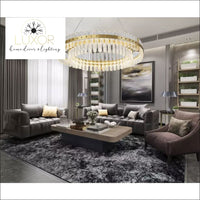 Chandeliers Aurora Gold Crystal Chandelier - Luxor Home Decor & Lighting