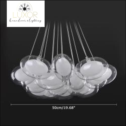 chandeliers Avanti Oval Glass Sphere Chandelier - Luxor Home Decor & Lighting