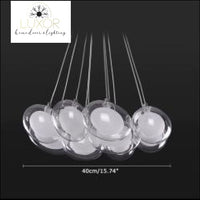 chandeliers Avanti Oval Glass Sphere Chandelier - Luxor Home Decor & Lighting
