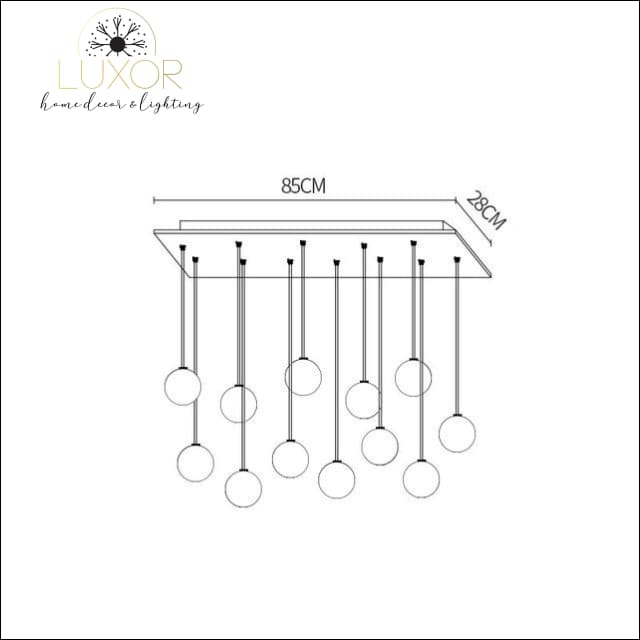pendant lighting Avarni Crystal Canopy Pendants - Luxor Home Decor & Lighting