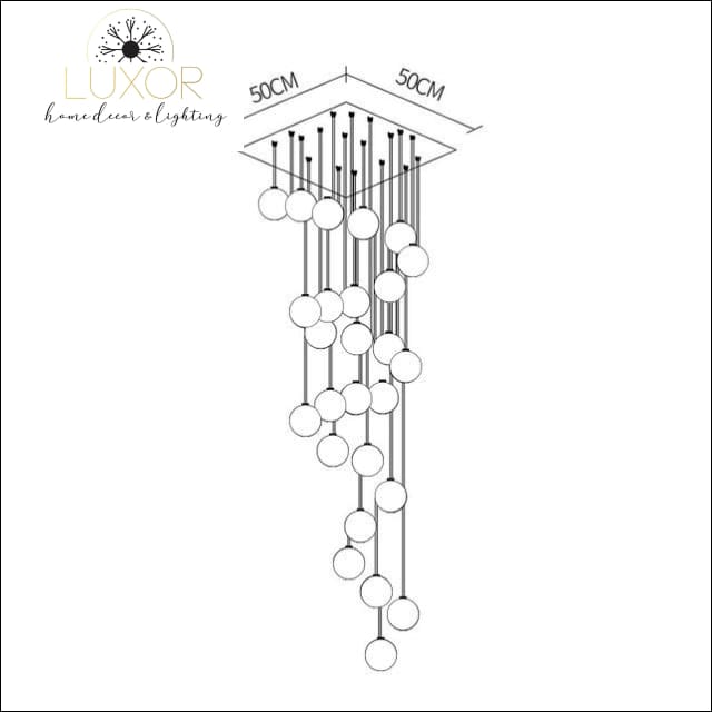 pendant lighting Avarni Crystal Canopy Pendants - Luxor Home Decor & Lighting