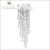 pendant lighting Avarni Crystal Canopy Pendants - Luxor Home Decor & Lighting