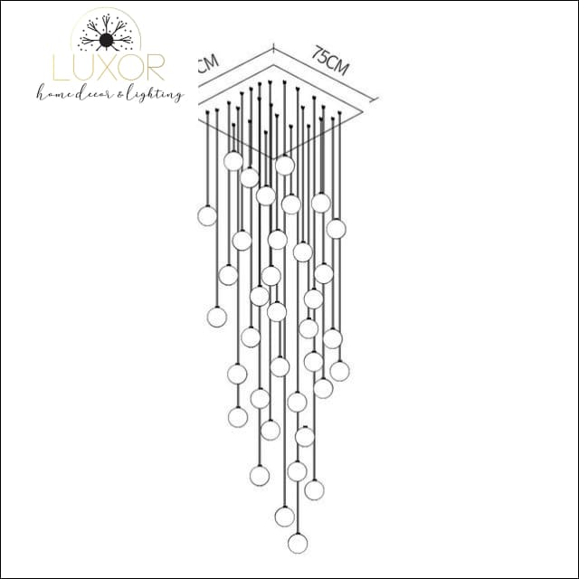 pendant lighting Avarni Crystal Canopy Pendants - Luxor Home Decor & Lighting
