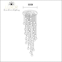 pendant lighting Avarni Crystal Canopy Pendants - Luxor Home Decor & Lighting