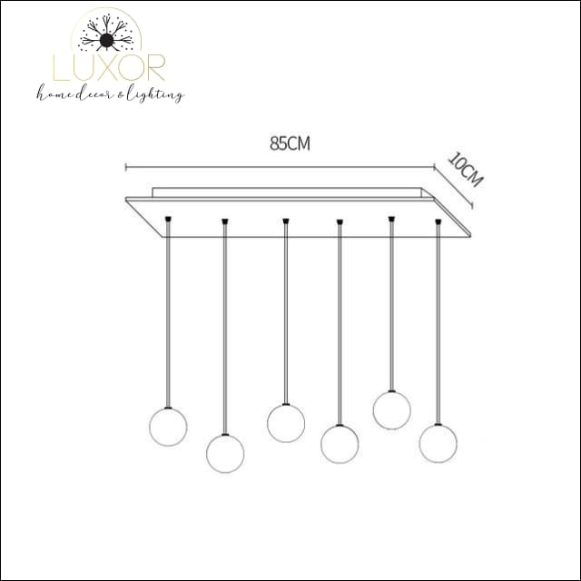 pendant lighting Avarni Crystal Canopy Pendants - Luxor Home Decor & Lighting