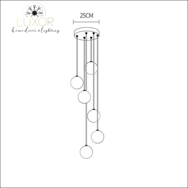 pendant lighting Avarni Crystal Canopy Pendants - Luxor Home Decor & Lighting