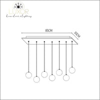 pendant lighting Avarni Crystal Canopy Pendants - Luxor Home Decor & Lighting