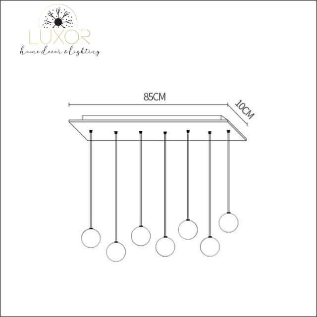 pendant lighting Avarni Crystal Canopy Pendants - Luxor Home Decor & Lighting