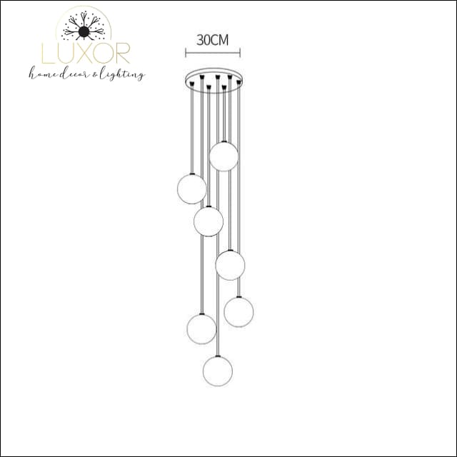 pendant lighting Avarni Crystal Canopy Pendants - Luxor Home Decor & Lighting