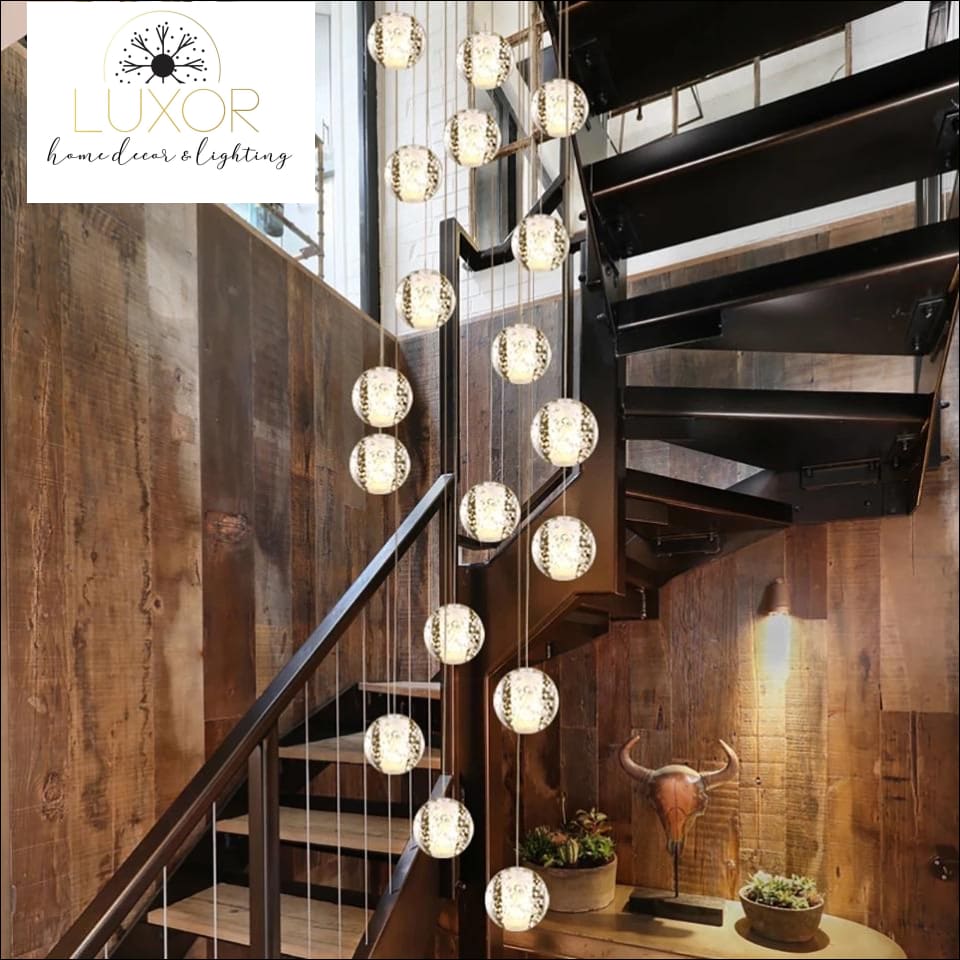 pendant lighting Avarni Crystal Canopy Pendants - Luxor Home Decor & Lighting