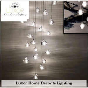 pendant lighting Avarni Crystal Canopy Pendants - Luxor Home Decor & Lighting