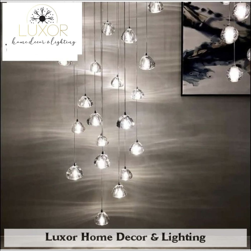 pendant lighting Avarni Crystal Canopy Pendants - Luxor Home Decor & Lighting