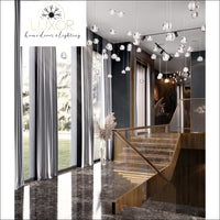 pendant lighting Avarni Crystal Canopy Pendants - Luxor Home Decor & Lighting