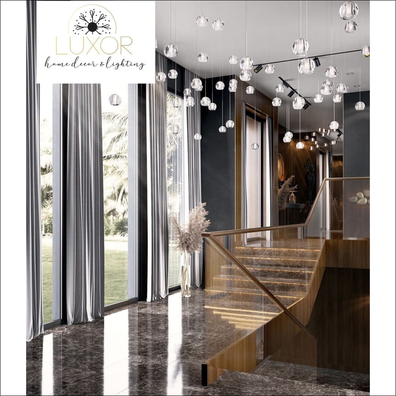 pendant lighting Avarni Crystal Canopy Pendants - Luxor Home Decor & Lighting
