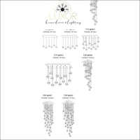 pendant lighting Avarni Crystal Canopy Pendants - Luxor Home Decor & Lighting