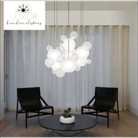 Avenger Modern Bubble Glass Chandelier - chandelier