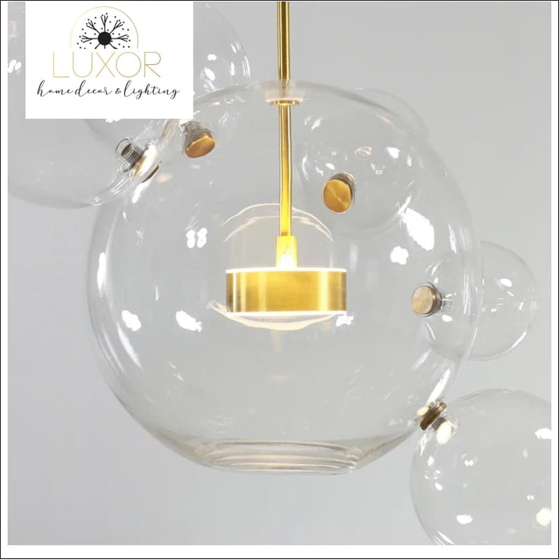 Avenger Modern Bubble Glass Chandelier - chandelier