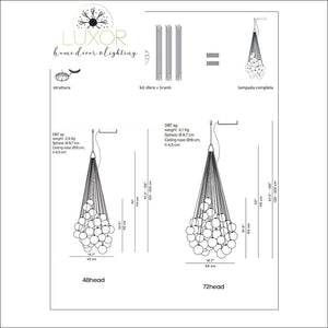 Ballon Drop Chandelier - chandelier