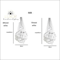 Ballon Drop Chandelier - chandelier