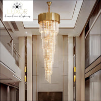 chandeliers Barbizon Gold Crystal Chandelier - Luxor Home Decor & Lighting