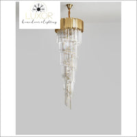 chandeliers Barbizon Gold Crystal Chandelier - Luxor Home Decor & Lighting