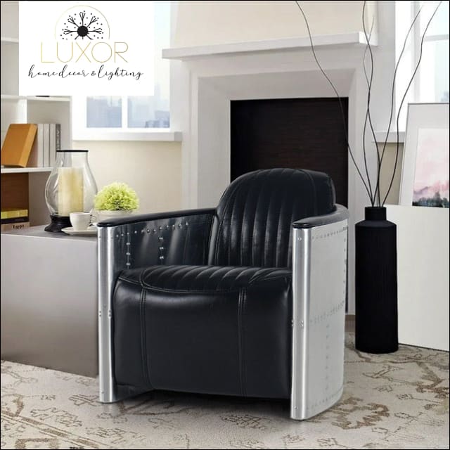 Barossa Industrial Accent Chair - furniture