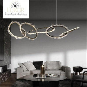 Baxter Hanging Crystal Chandelier - chandelier